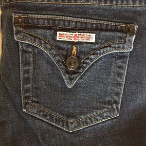 Hudson indigo button pocket boot cut size 26